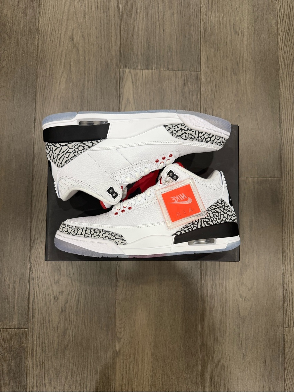 Jordan 3 Free Throw Line White Cement
